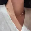 Collar de Perlas con Trébol de Cuatro Hojas de Nácar, Accesorios para Mujer, Cadena para Clavícula de Verano, Joyería de Cadena para el Cuello Estilo Nicho de Lujo Ligero de Gama Alta