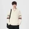 Fábrica de suéteres de punto con cuello redondo de moda de temporada otoño e invierno, prendas de punto para hombre, venta directa del fabricante