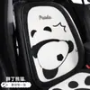 Cojín para Asiento de Coche Invierno Felpa Pieza Única Diosa Lindo Dibujo Animado Panda Trasero Terciopelo de Visón Asiento del Conductor Principal de Gama Alta