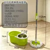 Mop Rotatório Mãos Livres para Pessoas Preguiçosas, Uso Doméstico, Mop de Limpeza em Um Passo com Balde, Conjunto Completo de Mop e Balde com Lavagem e Torção Integradas