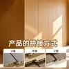 Paneles de Pared Integrados de Fibra de Madera de Bambú, Paneles de Techo de PVC de Autoinstalación, Paneles Decorativos de Pared Interior, Paneles de Cristal de Carbono, Paneles de Protección de Pared