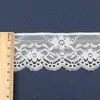 Acessórios de Renda Elástica Branca, Renda com Recortes em Nylon, Lingerie, Saia, Acessórios de Renda para Roupas
