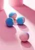 Bola de sal de banho bola de banho de espuma bola de banho tricolor bola de banho com flor seca OEM OEM ODM