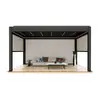 Pérgola de Aleación de Aluminio para Exteriores, Pérgola de Jardín a Prueba de Viento para Patio de Villa, Pérgola de Jardín con Protección Solar, Pérgola de Ocio para Patio