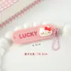 Peine Plegable de Gatito Lindo de Dibujos Animados Rosa para Flequillo Suave Peine Portátil para Desenredar el Cabello