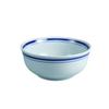 Tigela de cerâmica azul escuro com linha linha tigela invertida porcelana de hotel tigela de arroz tigela de macarrão tigela de sopa