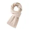 Bufanda de Cachemira Nueva de Otoño e Invierno para Mujer, Bufanda Pequeña Versátil Gruesa de Punto Cruzado, Bufanda Cálida para el Cuello
