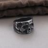 Anillo de cabeza de fantasma de calavera estilo punk europeo y americano anillo retro divertido AliExpress nuevo al por mayor de fábrica