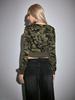 Sudadera Corta con Capucha Estampado Camuflaje Streetwear Americano Anillo de Acero Cremallera Sexy en la Cintura Cárdigan Superior Chaqueta Y2 Lote