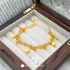 Otoño e Invierno Nuevo Estilo de Nicho de Gama Alta Pulsera de Calabaza Atrapasueños Chapada en Oro Joyería Regalo Suministro al por Mayor