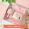 Set de regalo de enfriamiento de verano para beneficios para empleados: sombrilla protectora del sol, ventilador pequeño, vaso de vidrio, set de regalo práctico, personalizable con logo