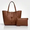 2026 Nuevo Conjunto de Dos Piezas Estilo Coreano Sencillo Bolso de Hombro Individual de Gran Capacidad Bolso de Hombro Individual Elegante de Color Sólido
