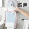 Caja de Pañuelos de Pared para el Hogar, Bolsa Colgante de Pañuelos de Gran Capacidad, Bolsa Colgante Impermeable para Almacenamiento de Papel Higiénico en Cocina, Baño y Tocador