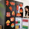Decorações de Inauguração 2027 Adesivos Magnéticos 5D para Geladeira Decoração de Casa Nova Decorações para Cerimônia de Mudança