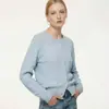 E-commerce transfronteiriço da Amazon, marca da moda RL, réplica autêntica, cardigã de tricô trançado cor sólida retrô, suéter com gola redonda, malhas femininas
