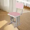 Cadeira Elevatória Escolar Simples, Cadeira para Estudo em Casa, Cadeira de Escrita para Aluno do Ensino Fundamental, Banco para Mesa Infantil, Cadeira com Encosto para Quarto de Estudante