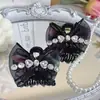 Estilo Nuevo de Verano Moda para Niñas Alta Gama Superficie AB Piedra Lunar Malla Seersucker Clip para el Cabello
