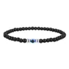 Pulsera de cuentas de colores turquesa y ojo de tigre estilo ins de nicho japonés y coreano diseño de nicho pulsera versátil para pareja para mujer