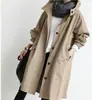 Chaqueta cortavientos casual de otoño Gd para mujer, longitud media, pequeña, nueva 2020, elegante, cintura, 8 colores, 8 tallas, manga larga, exterior