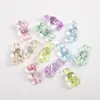 Acessórios para Enfeites de Acrílico Coelho Transparente Material para Miçangas DIY Pingente de Coelho Fofo Acessórios para Penteado