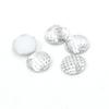 Parche redondo de lentejuelas de pescado de 14 mm para protección ambiental transfronterizo, fondo plano, taladro de resina, accesorios de joyería de diamantes AB de colores