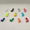 Metal Multicolor Letras Inglesas Macarrón Dopamina Universal Ropa Bolsa Broche Accesorios