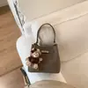 Bolso Pequeño de Mano para Mujer, Nuevo Estilo Primavera 2026, Bolso de Hombro Retro de Aspecto Elegante, Bolso Cruzado Tipo Cubo para el Trabajo y el Viaje