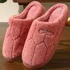 Chinelos de Algodão de Inverno para Casa para Homens e Mulheres para Casais Outono e Inverno Aquecedores de Pés Internos para Casais Casa Quente Sapatos Peludos para Casa