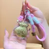 Bolsa de la Suerte Llavero Colgante Bolsa Cadena de Teléfono Correa de Mano Oro Puro 999 Accesorio Creativo de Regalo para Novia o Mejor Amiga