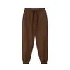 Calça Jogger Fina de Estilo Simples Feita de Tecido Saudável Dupla Face, Atacado, Personalizável com Impressão de Logo e Impressão Gráfica, Modelagem Solta, Unissex