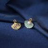 Pingente de Pérola de Concha Série Oceano Liga Moda Casual Brincos Colar Pulseira Chave Acessórios para Fazer DIY