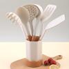 Juego de Utensilios de Cocina Casuales de Silicona de 7 Piezas Juego de Espátulas de Silicona Espátula de Cocina Espátula Espátula para el Hogar Espátula para Cocinar Juego de Colador
