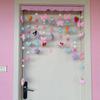 Cortina de porta de desenho animado, cortina de cama de princesa, fio, cortina de porta de quarto infantil, decorações de porta de quarto, contas, cortina divisória, cordão, cortina pendurada
