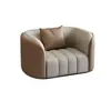 Conjunto de sofá e mesa de centro para recepção de escritório, salão de beleza de luxo leve, área de descanso do departamento de vendas, conjunto de mesa e cadeiras para reuniões de lazer