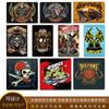 Retro pistão ferro pintura Bar Café fundo parede pintura decorativa mural placa de licença estilo industrial pintura pendurada sem moldura