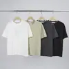 Camiseta de Verão com Estampa de Pedra Transfronteiriça, Manga Curta, Estampa de Bússola, Espuma 3D, Gola Redonda, Ombro Caído, Casual, Caimento Solto, Unissex