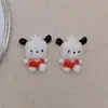 Muñeco de Animal de Dibujos Animados Resina Pegamento de Crema DIY Tocado Pasador Funda de Teléfono Móvil Parche Llavero Colgante Pequeños Accesorios