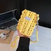2026 nuevo diseño de nicho bolso tejido cuadrado pequeño de otoño bolso cruzado casual bolso cuadrado pequeño de moda