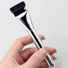 Brocha de Base Ming Xizhi de Una Sola Línea Ultra Fina Tamaño Pequeño Brocha de Maquillaje para Corrector Contorno Iluminador Sin Costuras Herramienta de Belleza Transfronteriza