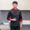 Roupa de Trabalho para Chef de Catering Manga Curta Fina Verão Cantina Manga Longa Outono e Inverno Hotel de Luxo Cozinha Cantina para Homens e Mulheres