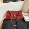 Bolsa Única Estampa de Leopardo para Axila 2026 Nova Inverno Estilo Coreano Feminina Tendência Estética Moda Ombro Único Transversal Pequena Quadrada