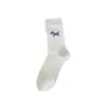 Calcetines de Media Caña de Lunares para Mujer Estilo Primavera y Otoño Calcetines de Rayas con Volantes Lindos Calcetines de Algodón con Perros Cómodos Agradables a la Piel Estilo Casual Versátil