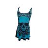 Europeu e Americano Plus Size Desejo Amazon eBay Sexy Slim Estampa Alça Fina Decote V Top Camiseta