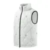 Chaleco cálido de grafeno con cuello alto, chaleco de algodón impermeable para invierno, chaleco de algodón plumón de comercio exterior transfronterizo, personalizado para hombre