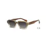 Gafas de sol polarizadas con patillas finas de nuevo estilo 2025 para mujer, Gafas de sol de montura cuadrada a la moda europeas y americanas, Gafas de sol para viajes al aire libre 9034