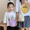 Bolsa de Ombro Infantil 2026 Laço Doce Porta-Moedas Menina Combinação Pai-Filho Corrente Mini Casual Transversal
