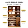 Zapatero para entrada de casa, mueble de almacenamiento integrado en la pared, armario grande para pasillo, zapatero, decoración simple para el hogar