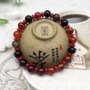 Nova pulseira de ágata dos sonhos masculina e feminina pulseira de círculo único de contas redondas calcedônia AB barraca venderá jade ao vivo fornecimento