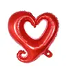 Transfronterizo 18 pulgadas gancho hueco amor amor boda Día de San Valentín habitación de bodas suministros de decoración de bodas globo