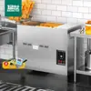 Fritadeira Profissional com Separação Óleo-Água para Barracas, Fritadeira Elétrica de Grande Capacidade, Fritadeira a Gás para Espetinhos de Frango e Churros
